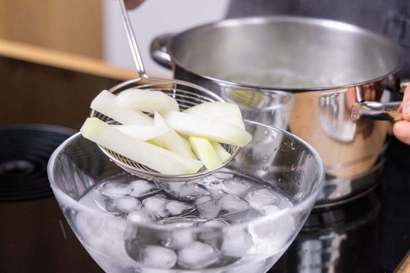 Kohlrabi abschrecken