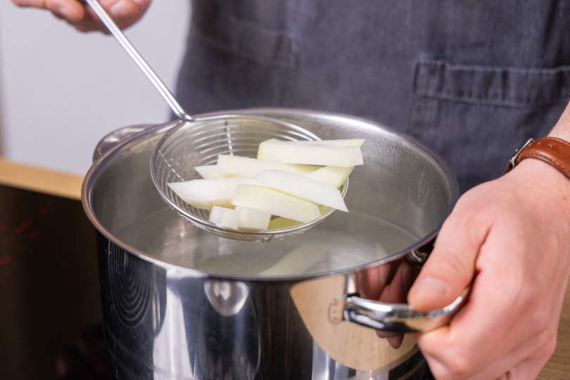 Kohlrabi blanchieren