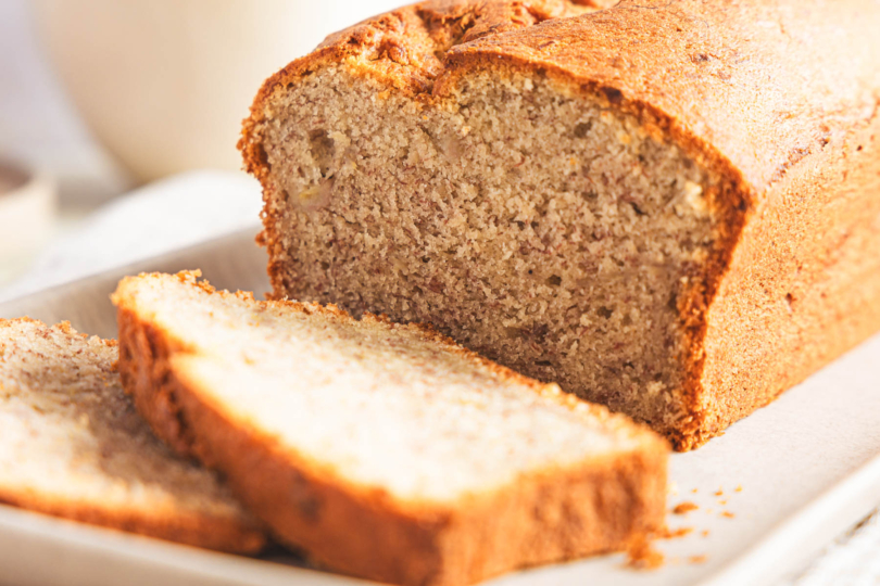 Bananenbrot Nahaufnahme