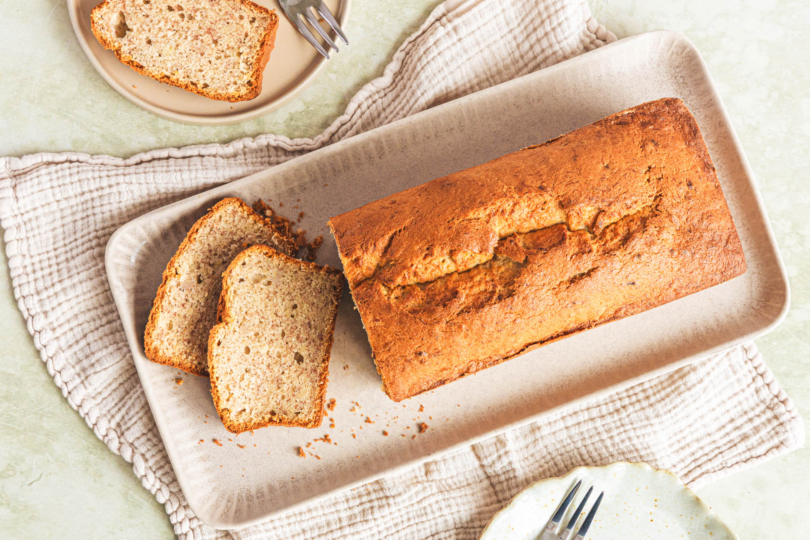 Bananenbrot top-down