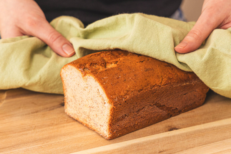 Bananenbrot auftauen