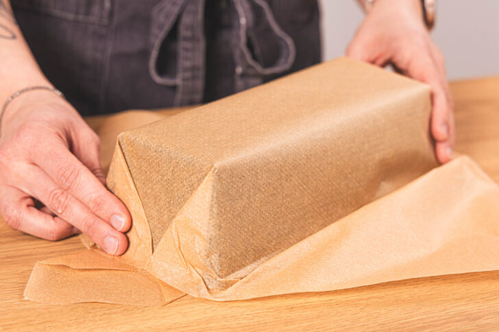 Backpapier falten