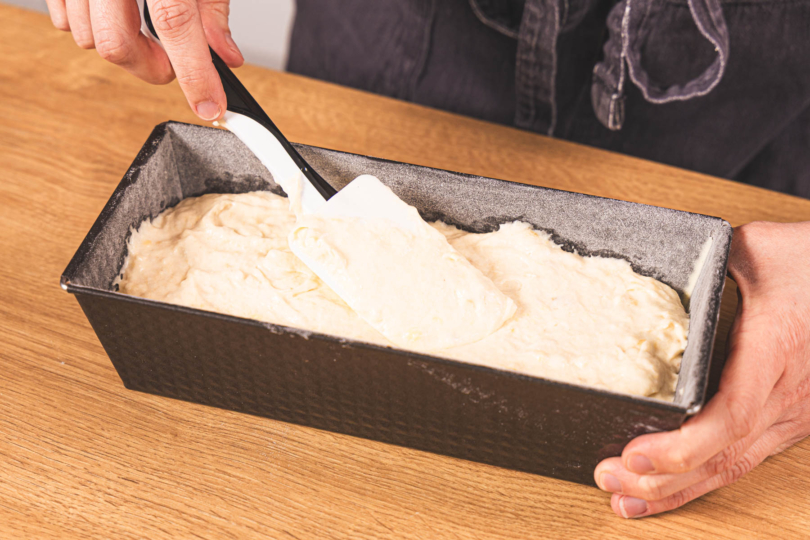 Teig glatt streichen