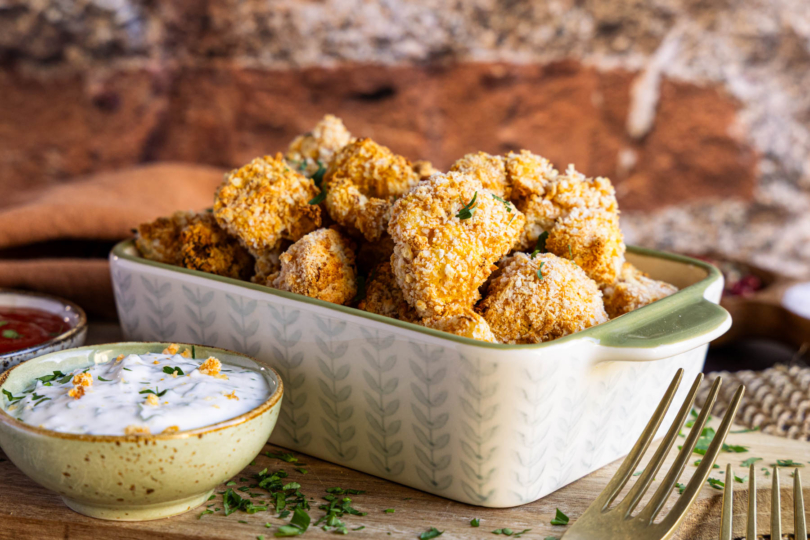 Blumenkohl aus der Heißluftfritteuse