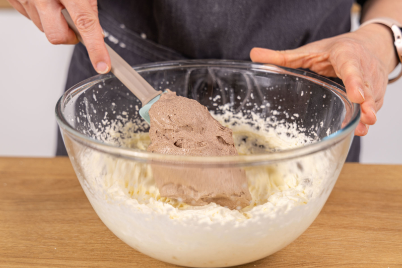 Schokocreme unterheben
