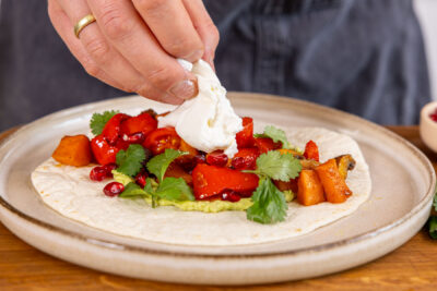 Burrata aufsetzen