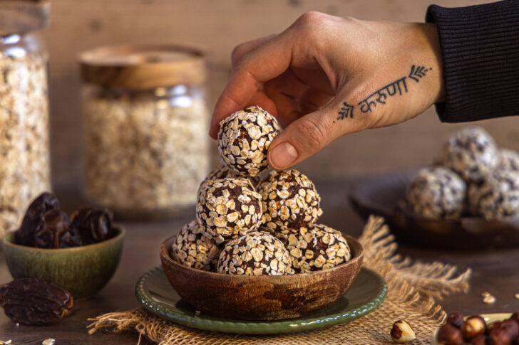 Energy Balls mit Haferflocken