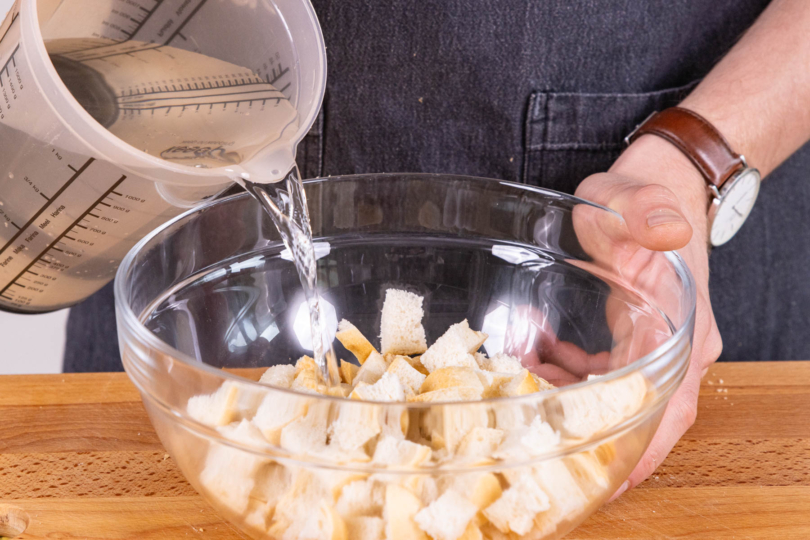 Brötchen einweichen