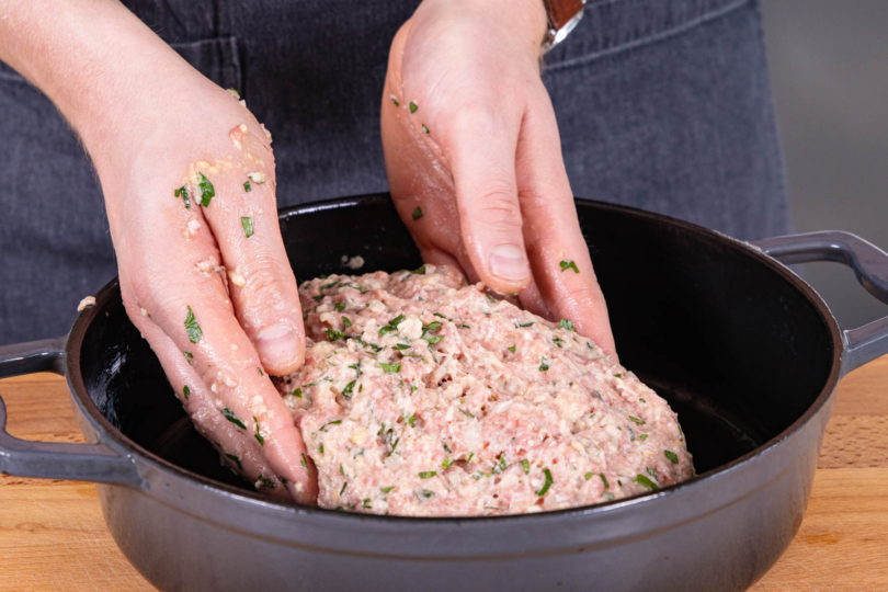 Falscher Hase im Backofen