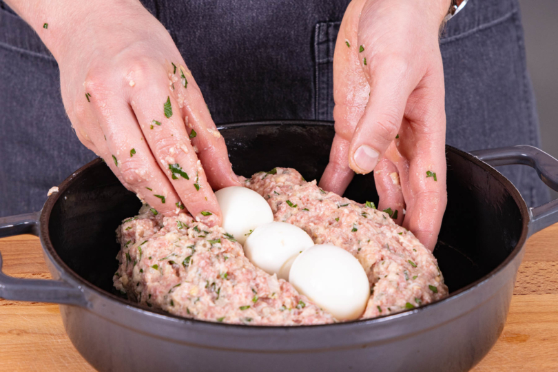 Falschen Hasen zubereiten