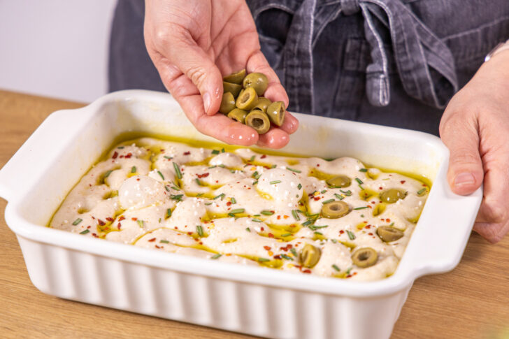 Toppings verteilen