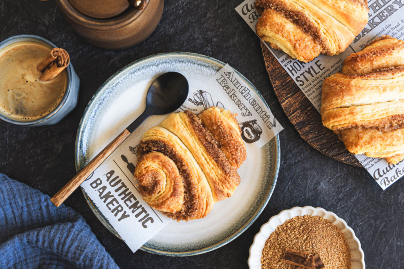 Franzbrötchen: klassisch & einfach top-down