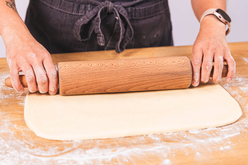 Teig ausrollen