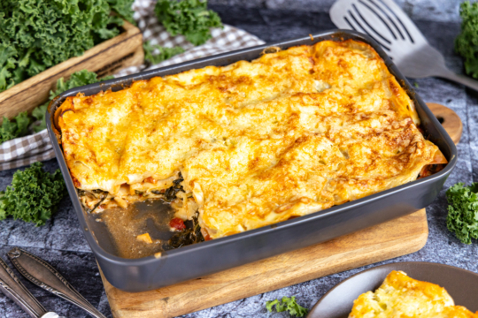 Grünkohl Lasagne