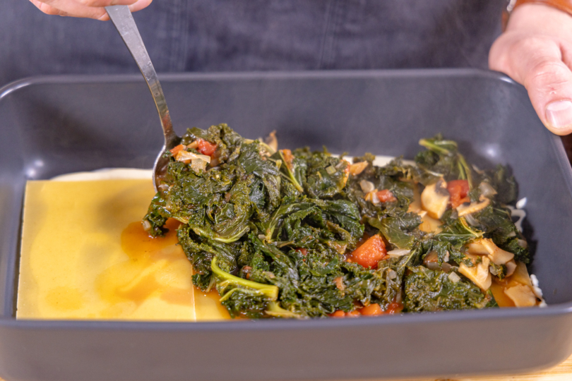 Grünkohl darauf geben