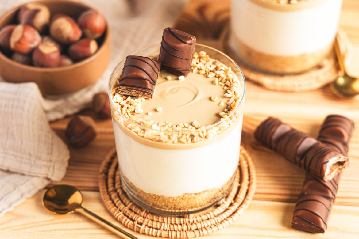 Kinder-Bueno-Dessert im Glas