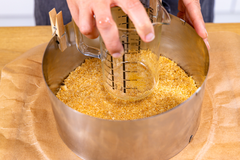 Keksboden fest andrücken