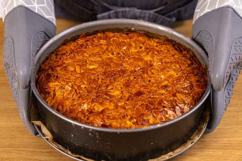 karamellisierte Mandelkruste