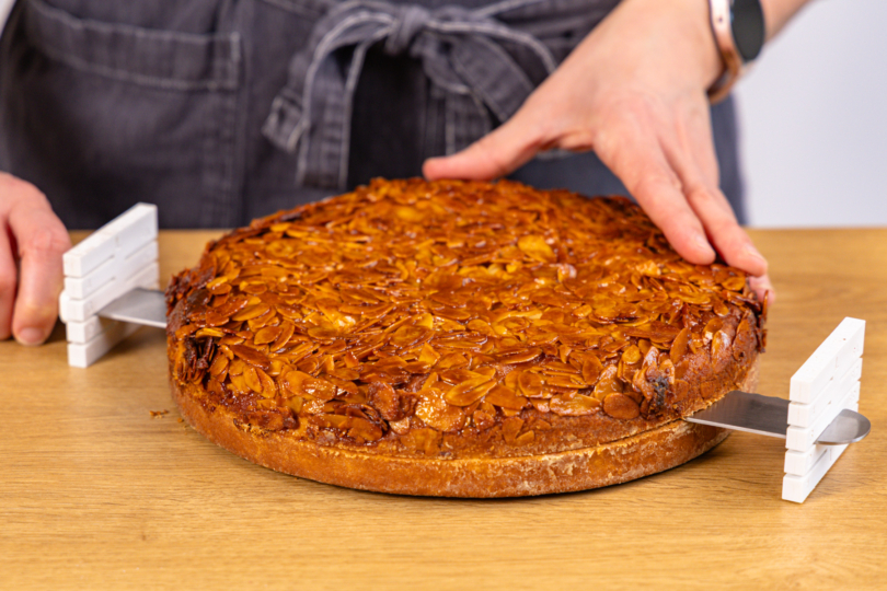 Tortenbodne halbieren