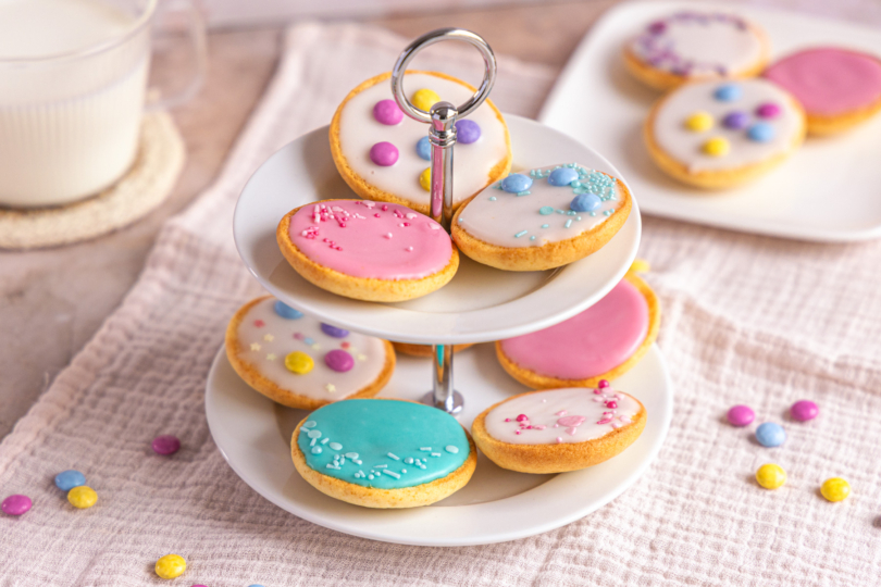 Mini Amerikaner servieren