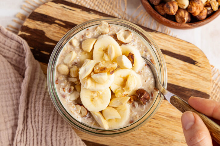 Overnight Oats mit Banane