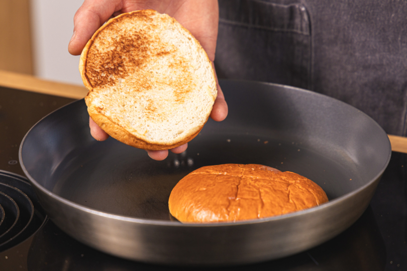 Burger Buns anrösten