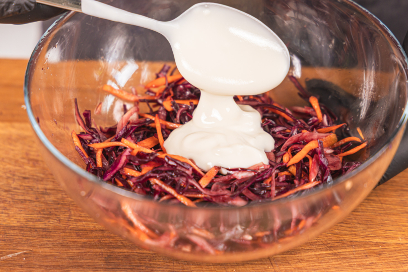 Sojajoghurt dazugeben