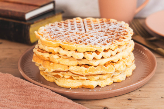 Quarkwaffeln ohne Butter