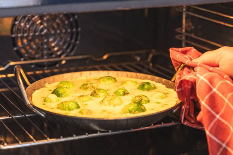 Rosenkohl Frittata backen