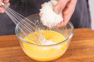 Parmesan dazugeben