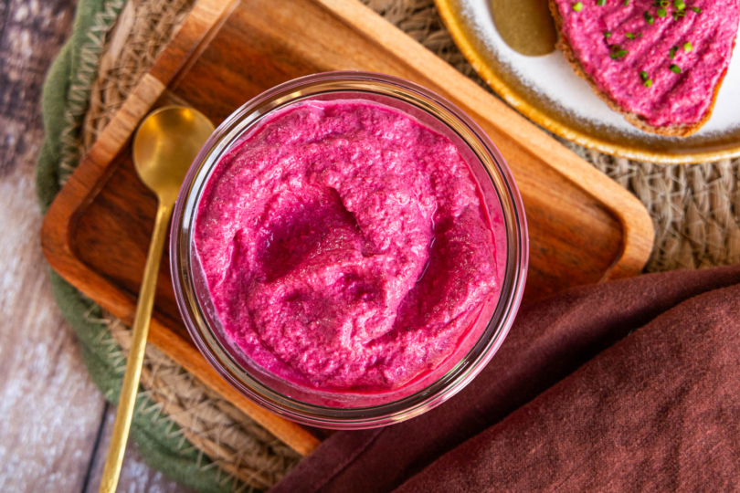 Rote Bete Frischkäse Dip