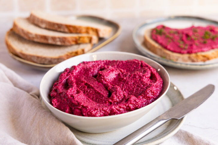 Rote Bete Meerrettich Aufstrich