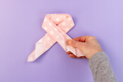 Serviettenstreifen kreuzen