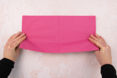 Rechteckige Papierserviette