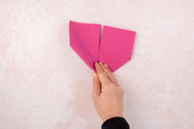 Papierserviette wenden