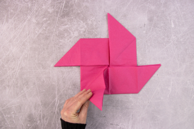 Windrad Flügel falten