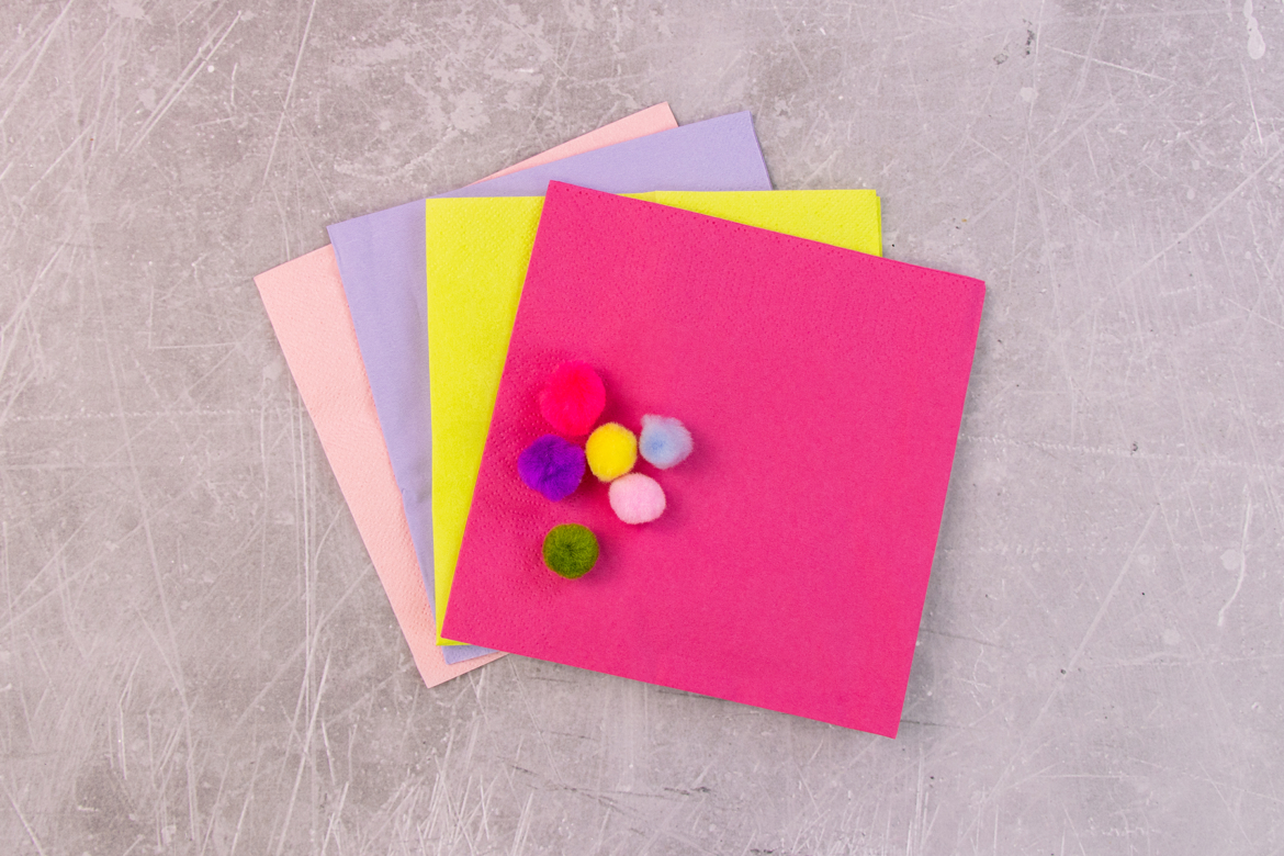 Servietten Windrad falten Material zum Falten und Dekorieren