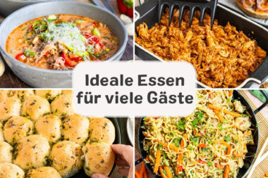 Ideale Essen für viele Gäste