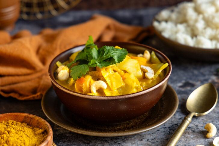 Weißkohl Curry