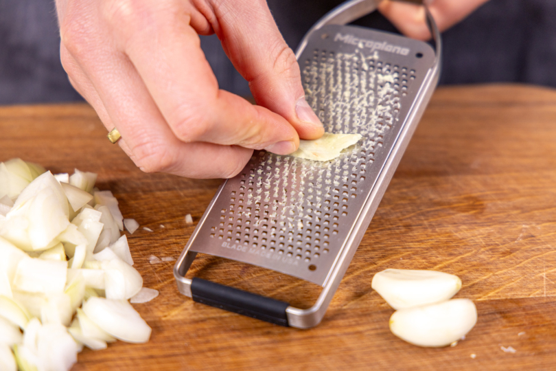 Ingwer reiben
