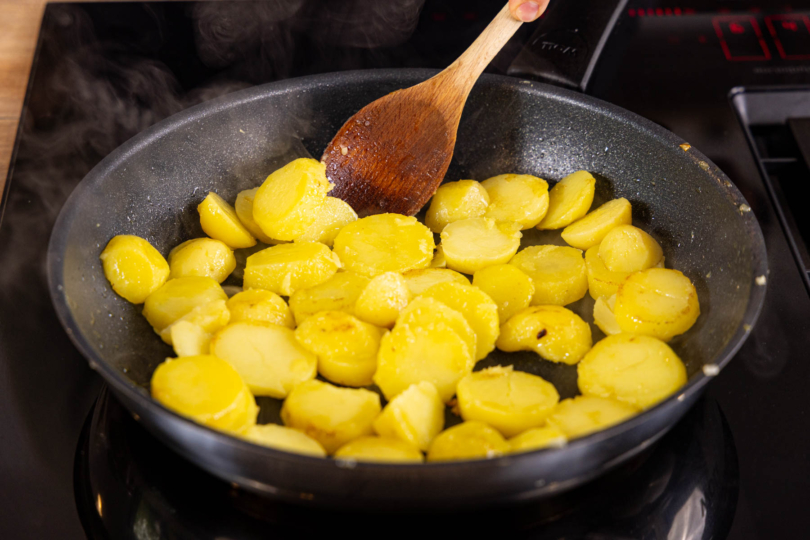 Kartoffeln anbraten