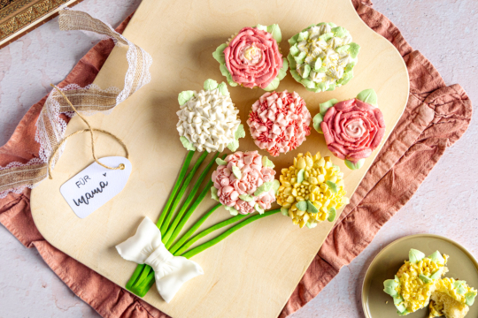 Blumenstrauß-Muffins für Muttertag