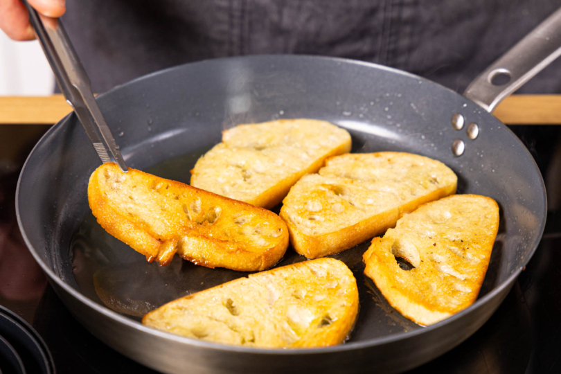 Ciabatta anrösten