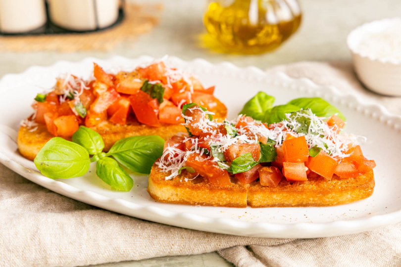 Bruschetta mit Parmesan