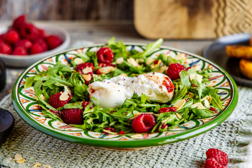 Burrata Salat mit Rucola