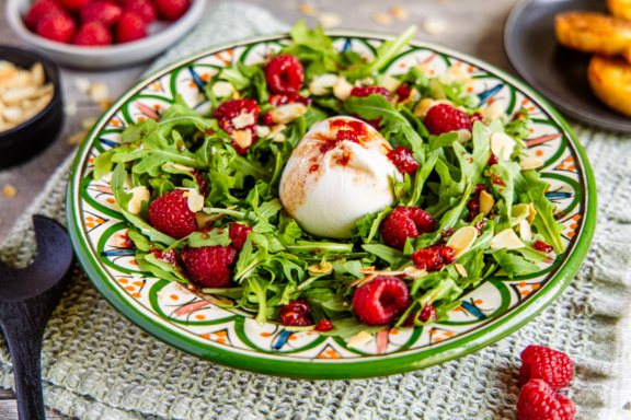 Burrata Salat mit Rucola