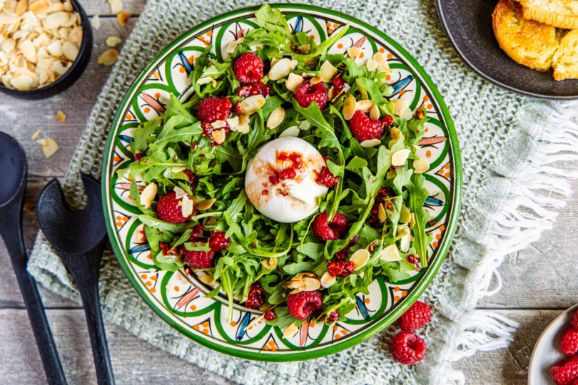 Burrata Salat mit Rucola