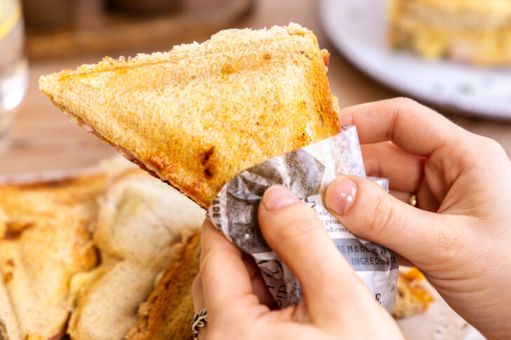 Croque aus dem Sandwichmaker