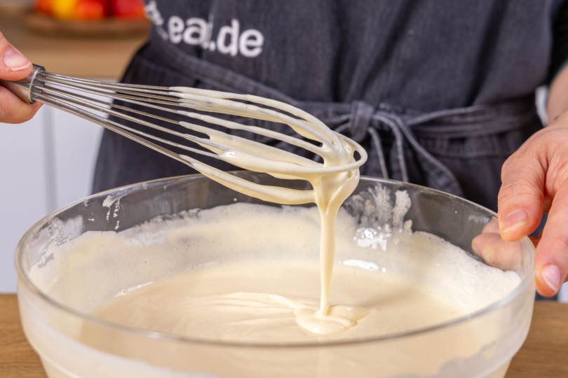 Konsistenz der Käsekuchenmasse