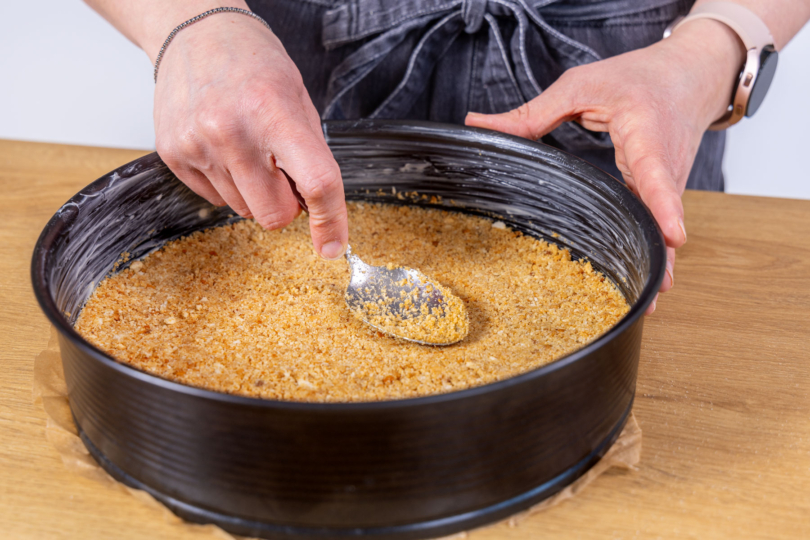 Keksboden andrücken